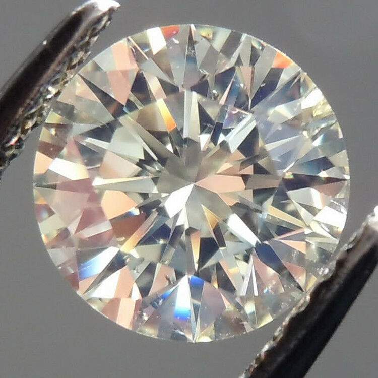 2.5 Mm 0.05 Carat Off White Round Brilliant Diamond Cut Loose Moissanite 4 Ring