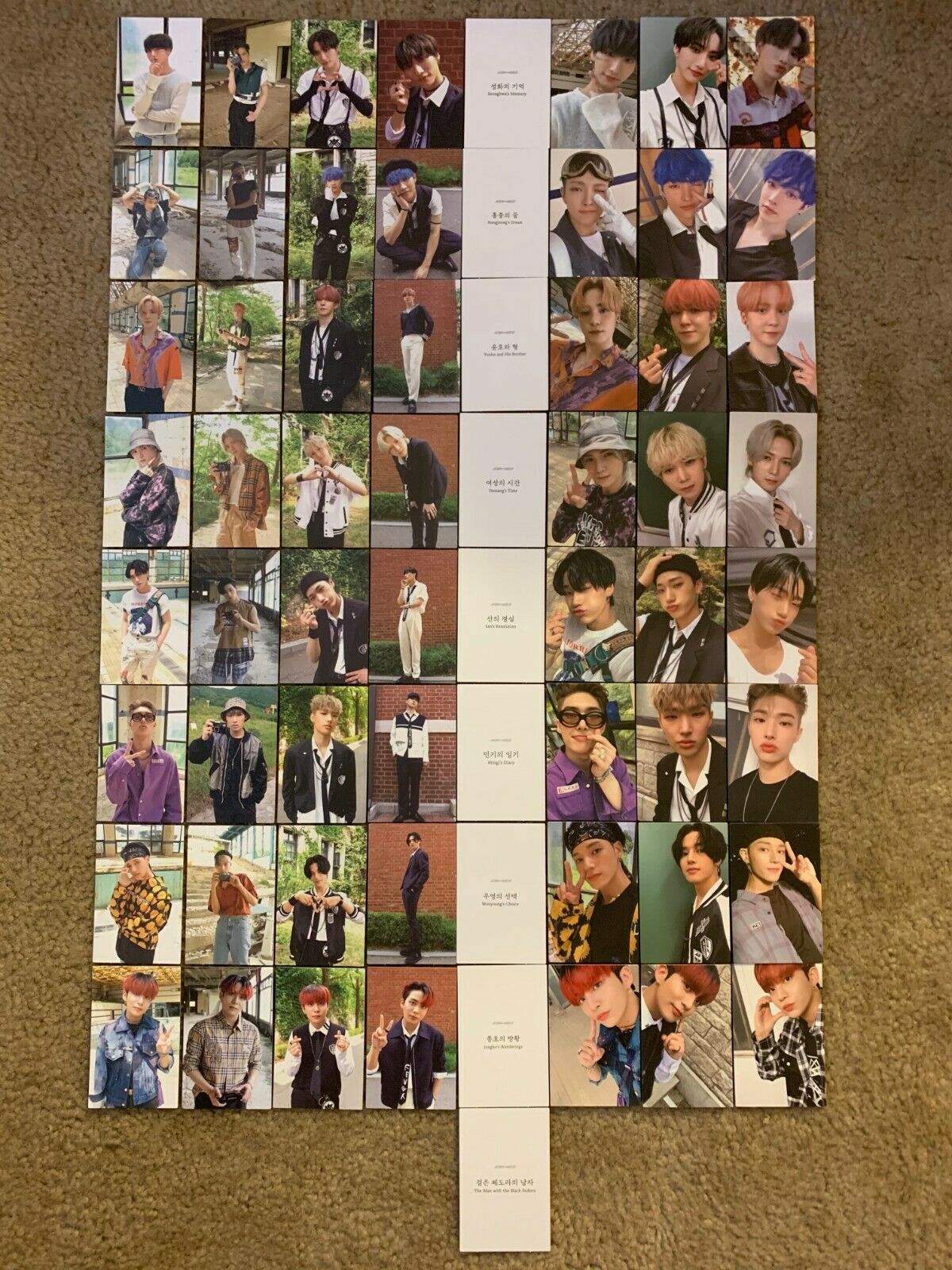Ateez Zero: Fever Part.1 Photocards All Versions + Mmt