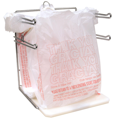 Member's Mark T-shirt Thank You Carry-out Bags - White (1,000 Count)