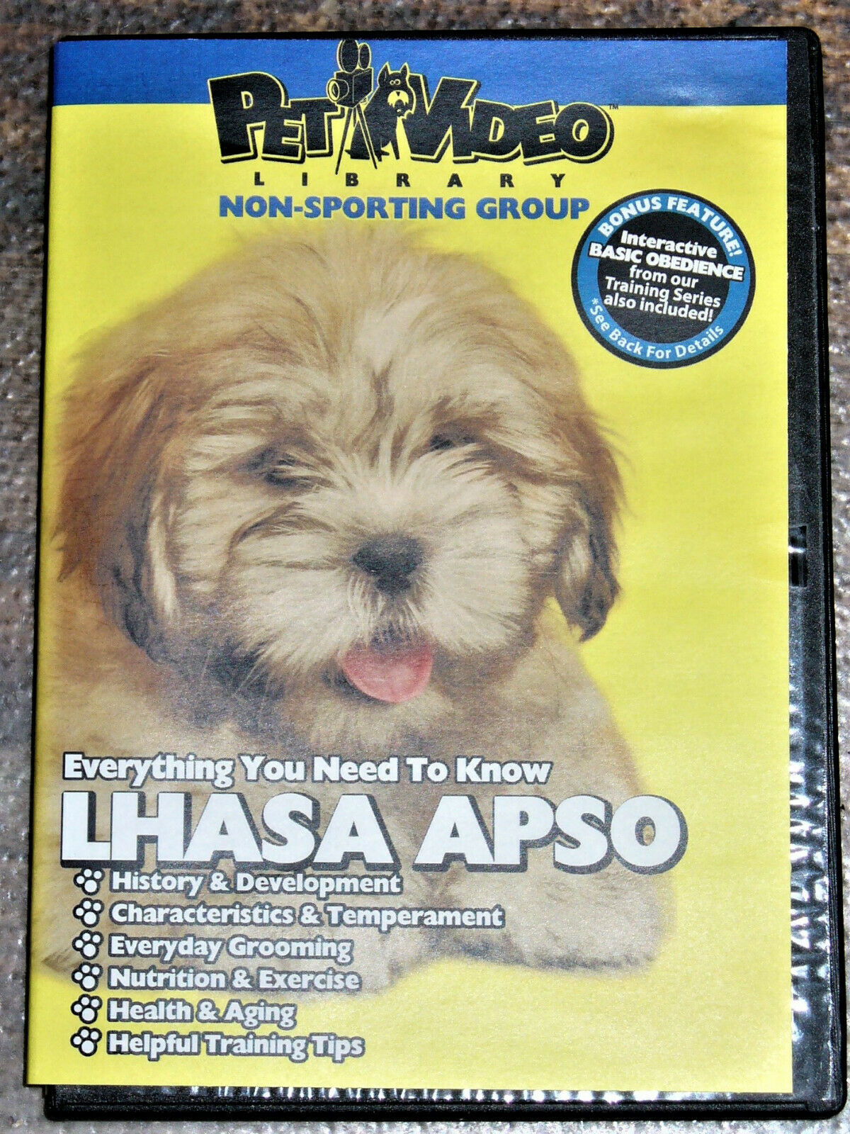 Pet Video Library Non-sporting Group Dvd Everything You Need To Know Lhasa Apso