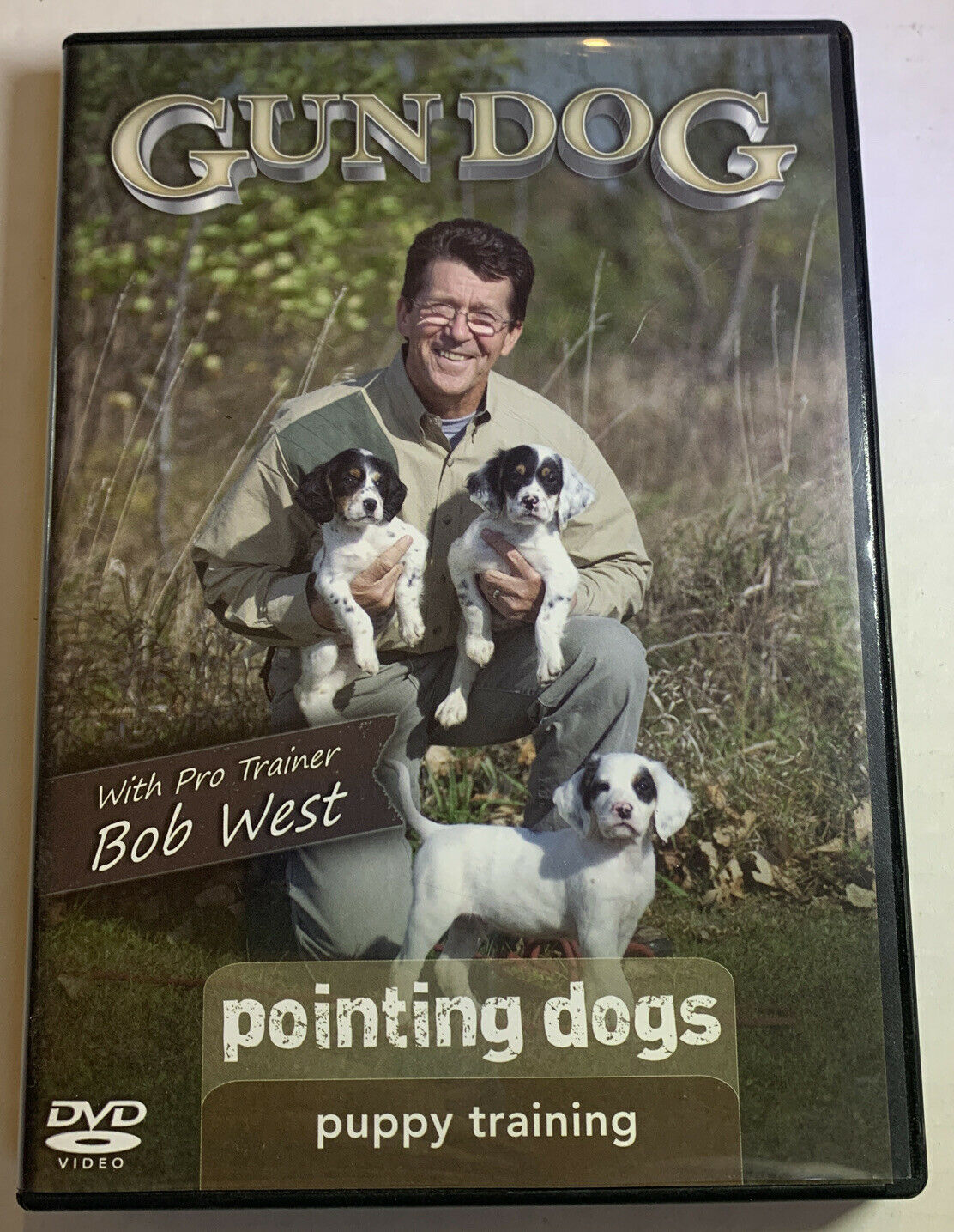 Gun Dog Pointing Dogs Puppy Training Dvd Pro Trainer Bob West Hunting Euc