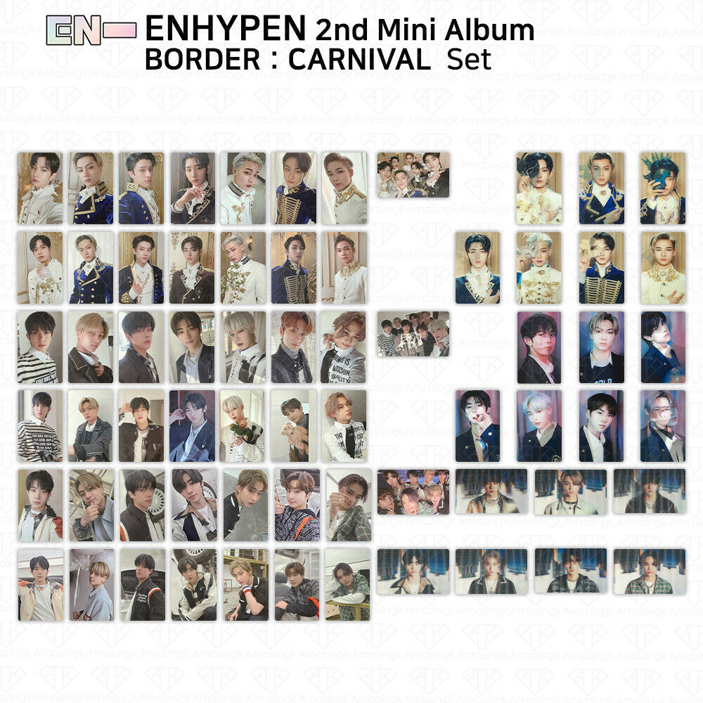 Enhypen 2nd Mini Album Border Carnival Official Photocard Up Hype Down Ver. Kpop