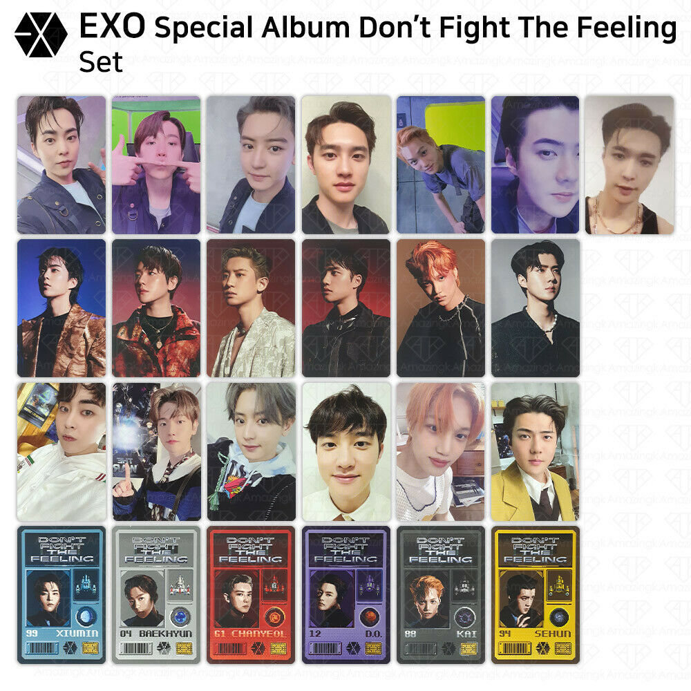 Exo Special Album Don't Fight The Feeling Official Photocard Baekhyun Kai D.o.
