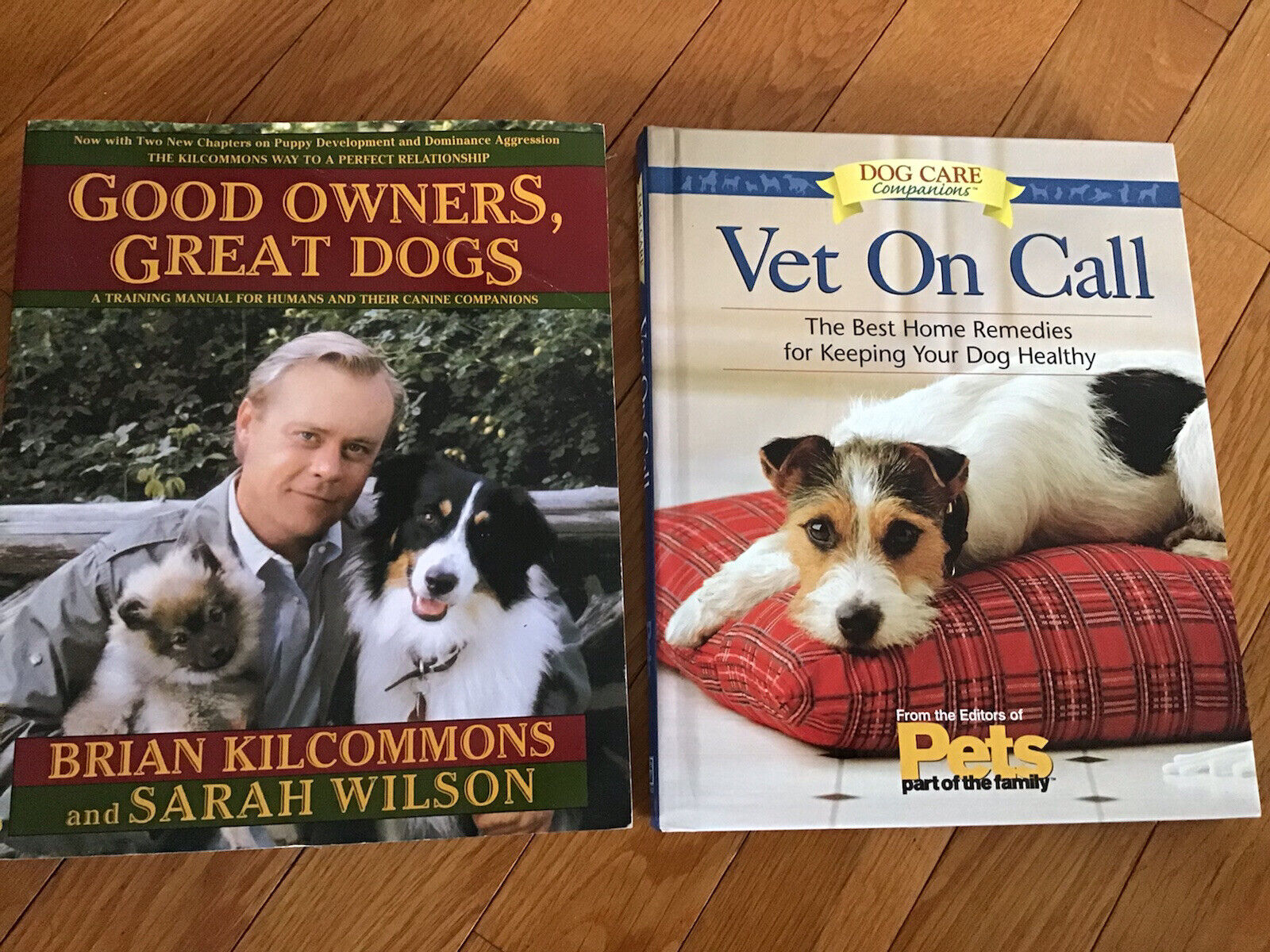 2 Dog Training And Care Books