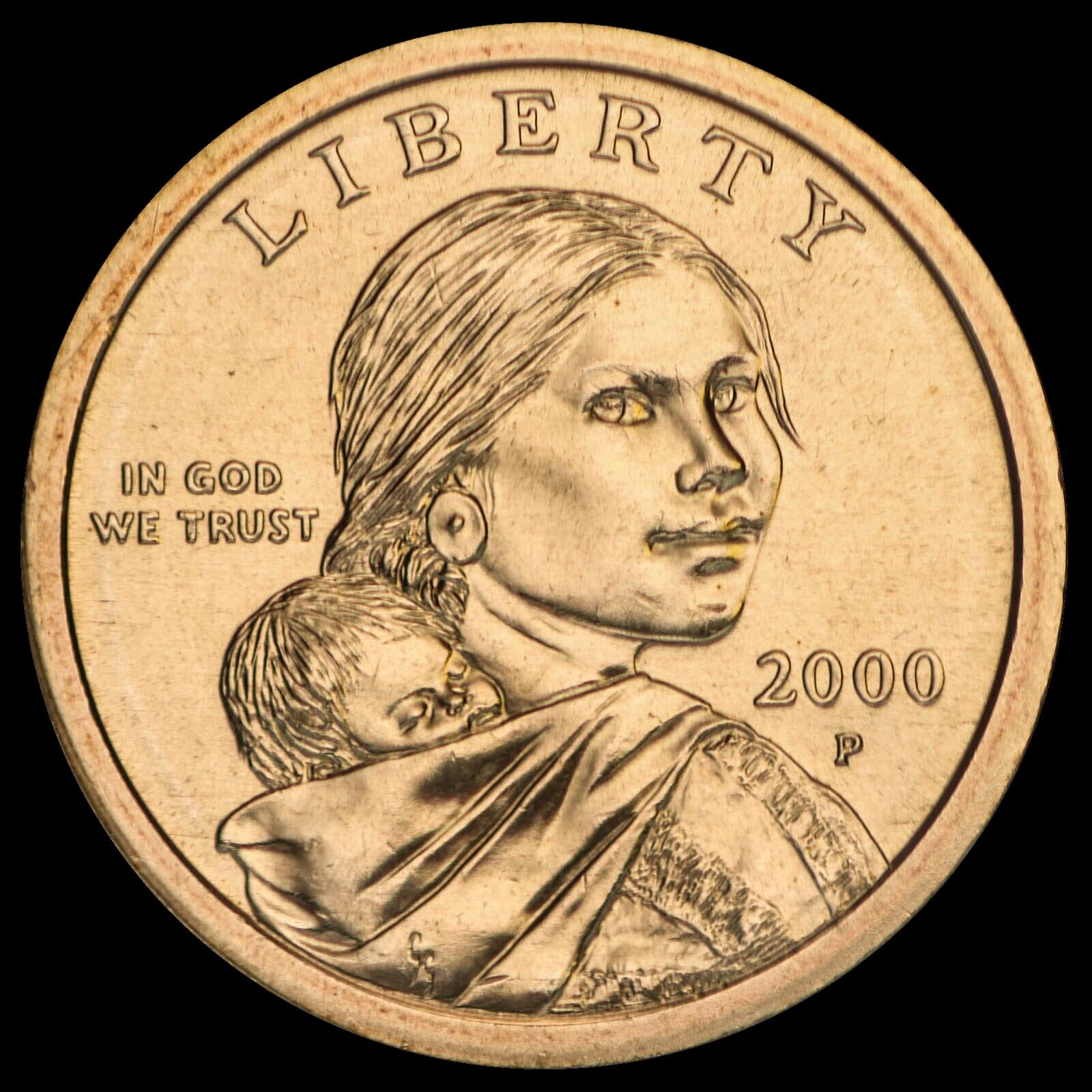 2000-p Sacagawea "imperfect Uncirculated" Dollar Coin (discounted!)