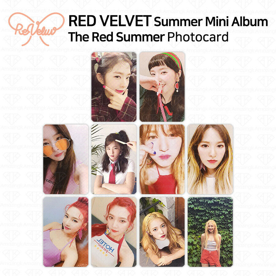 Red Velvet Summer Mini Album The Red Summer Official Photocard Kpop