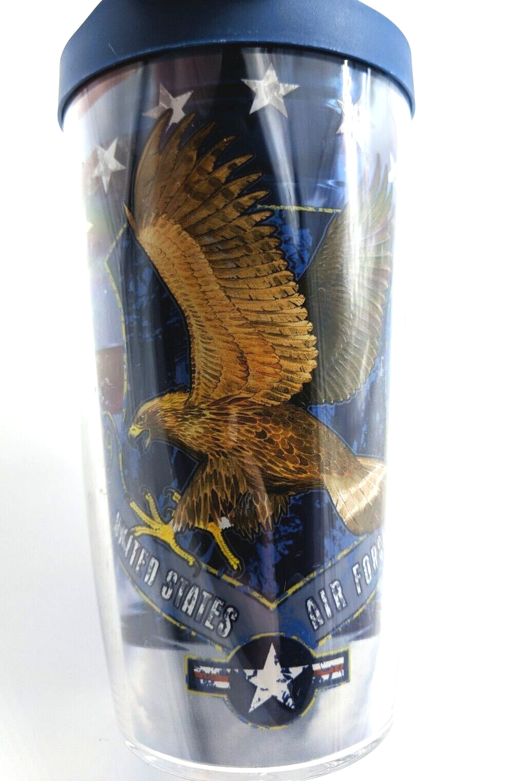 Tervis Tumbler United States Air Force Eagle Star Plastic Travel Mug Thermal Cup