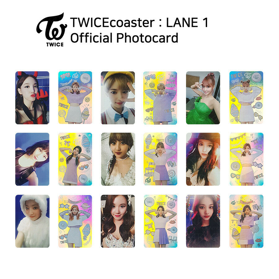 Twice 3rd Mini Album Twicecoaster Lane1 Official Photocard Hologram Kpop K-pop