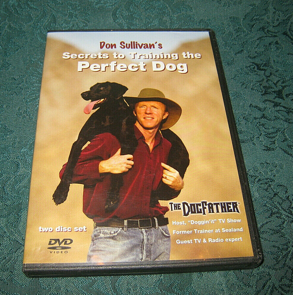 Don Sullivan's Secrets To Training The Perfect Dog Dvd 2 Discs Set Good Used