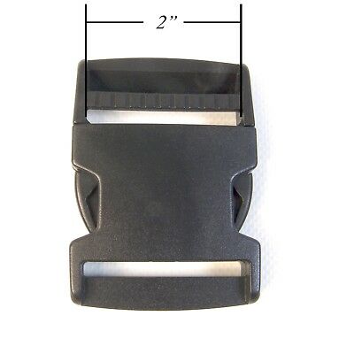 Quick Release Buckle, Side Release Clip, 2" Inch, 1 Pc. Shipped From The Usa