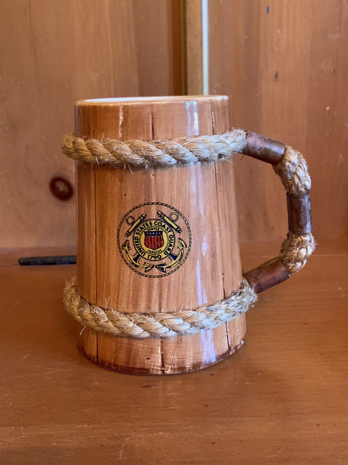 United States Coast Guard Mug With Rope Handle Made In Usa