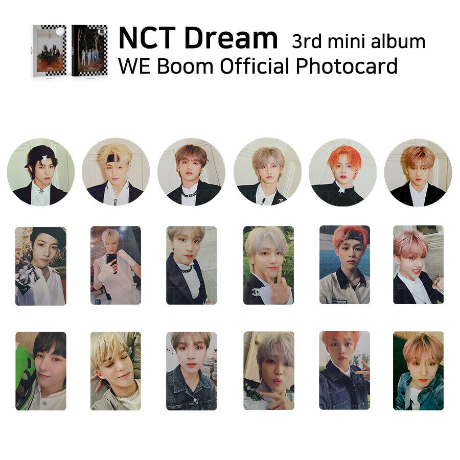 Nct Dream 3rd Mini Album We Boom Official Photocard Member Set Kpop K-pop