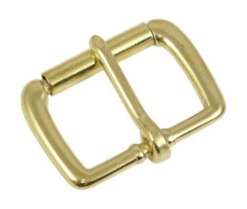 Springfield Leather Co Solid Brass Single Prong 1-1/2" Roller Belt Buckle