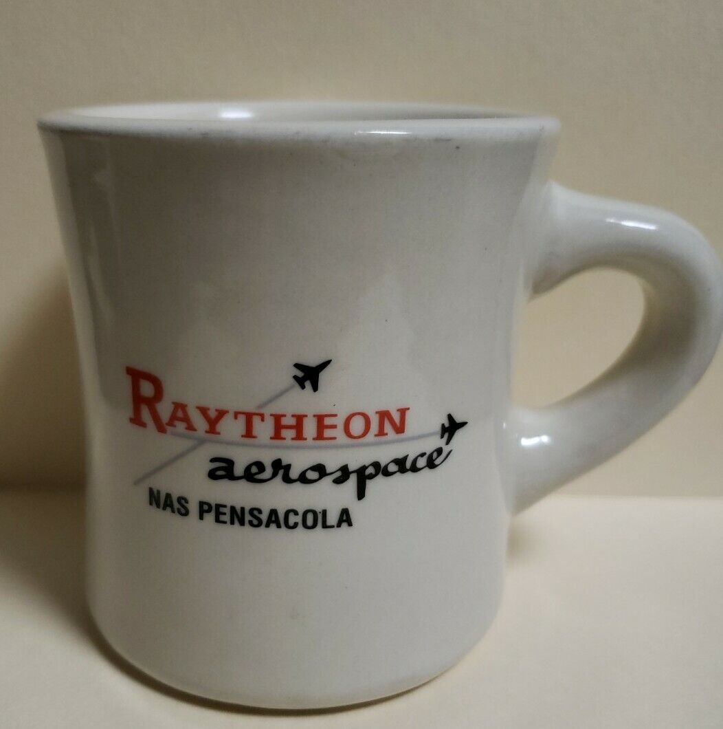 Vintage 1998 Raytheon Aerospace Nas Pensacola Coffee Cup Mug